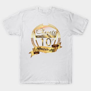 The Chenese Lewis Show Ten Year Anniversary T-Shirt